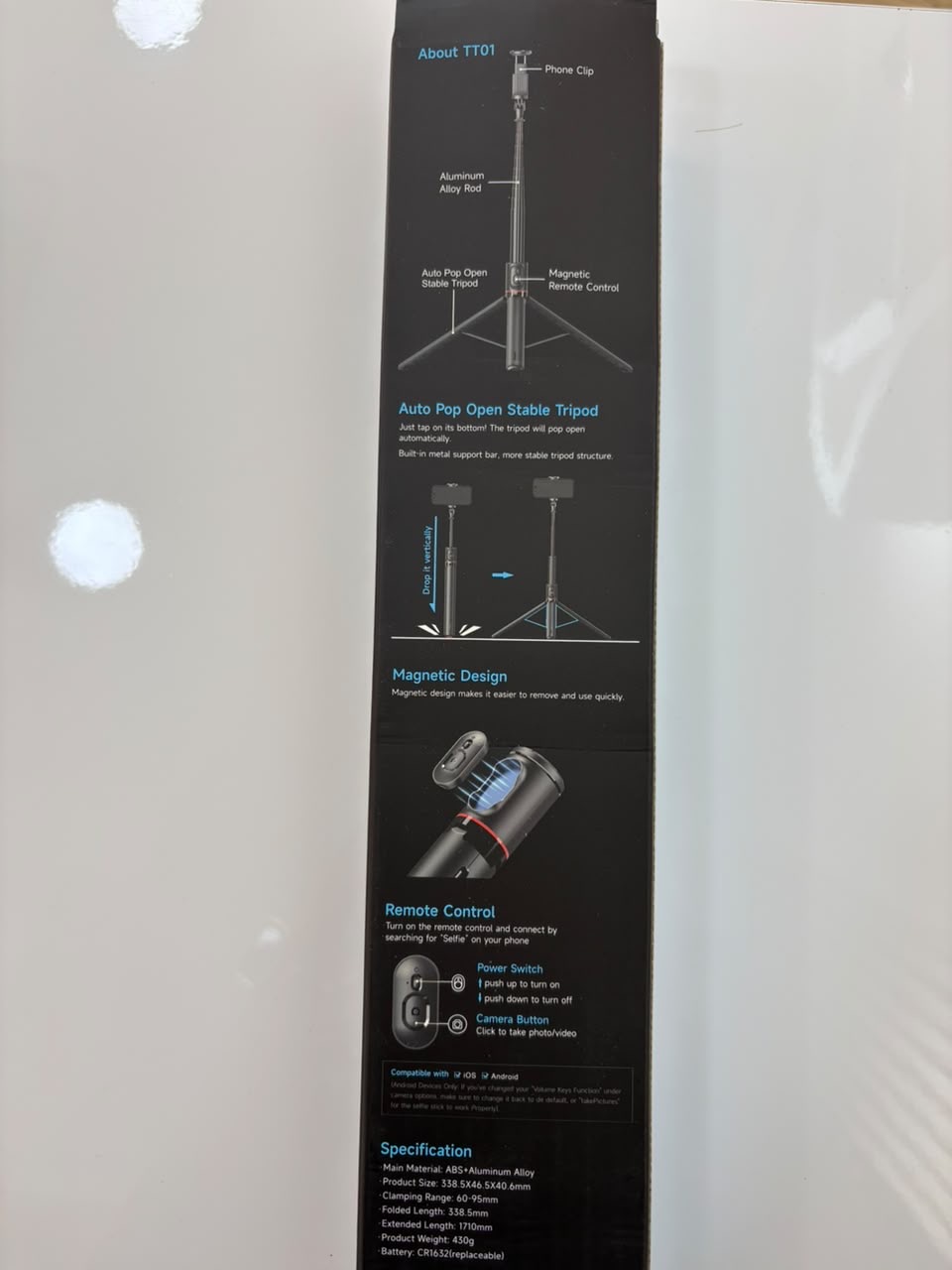 Trípode con soporte - imagen 3