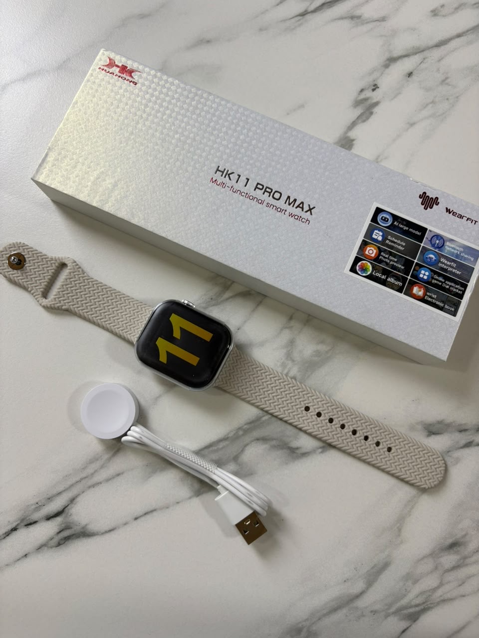 Smart watch HK 11 Pro Max (46mm) plateado - imagen 3