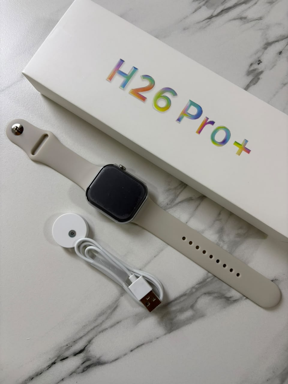 Smart watch H26 Pro+ (46mm) plateado - TuCase.sc