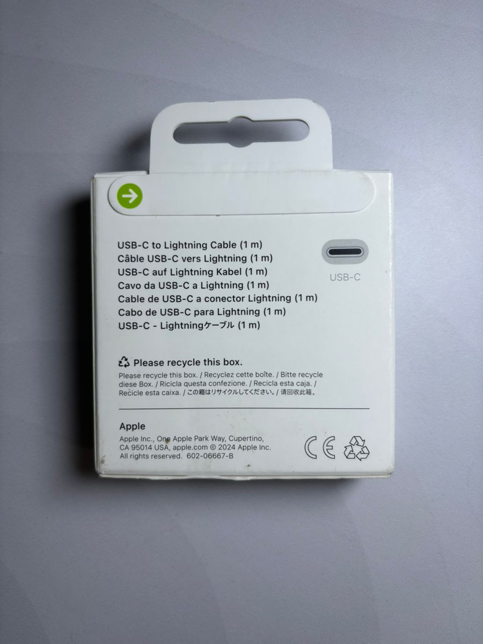 Cable Apple Original Lightning (1m) - imagen 2