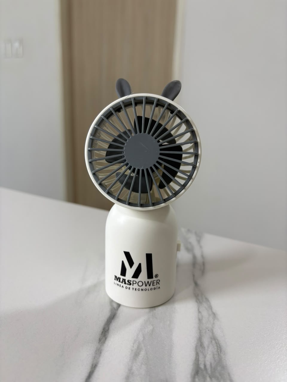 Mini ventilador blanco - imagen 2