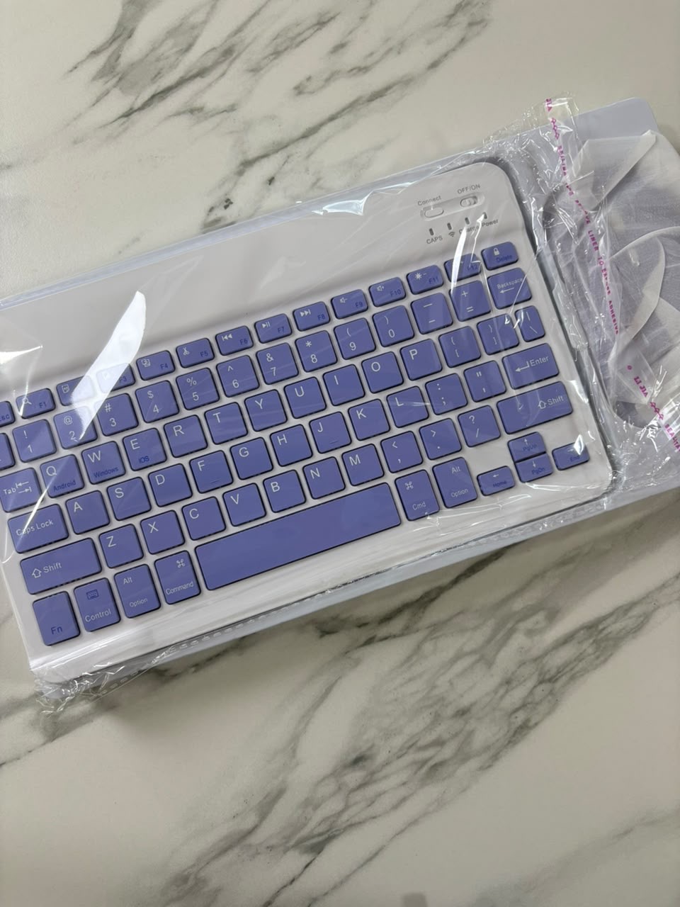 Teclado + mouse morado - imagen 3
