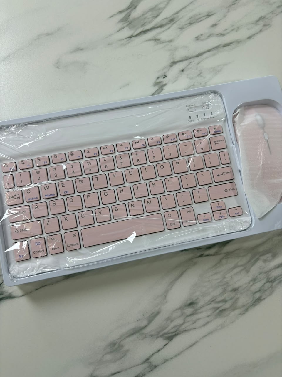 Teclado + mouse rosado - imagen 3
