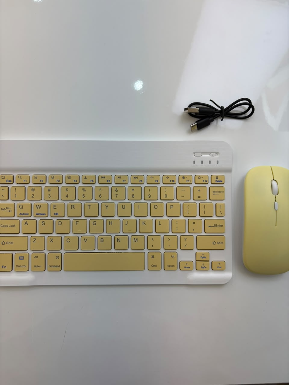 Teclado + mouse Amarillo - imagen 2
