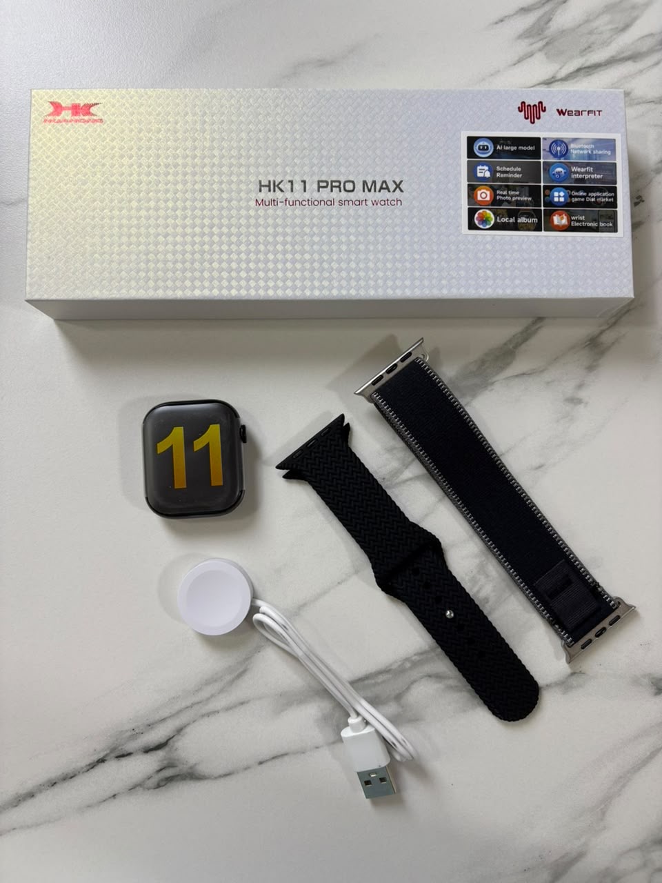 Smart watch HK 11 Pro Max (46mm) negro - imagen 2