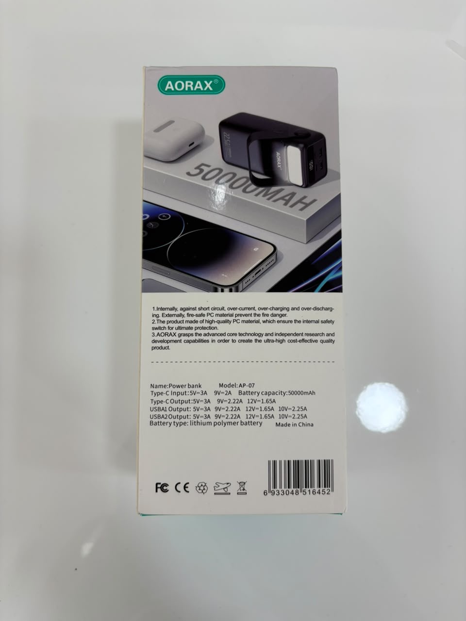 Power Bank 50.000mah Aorax - imagen 2