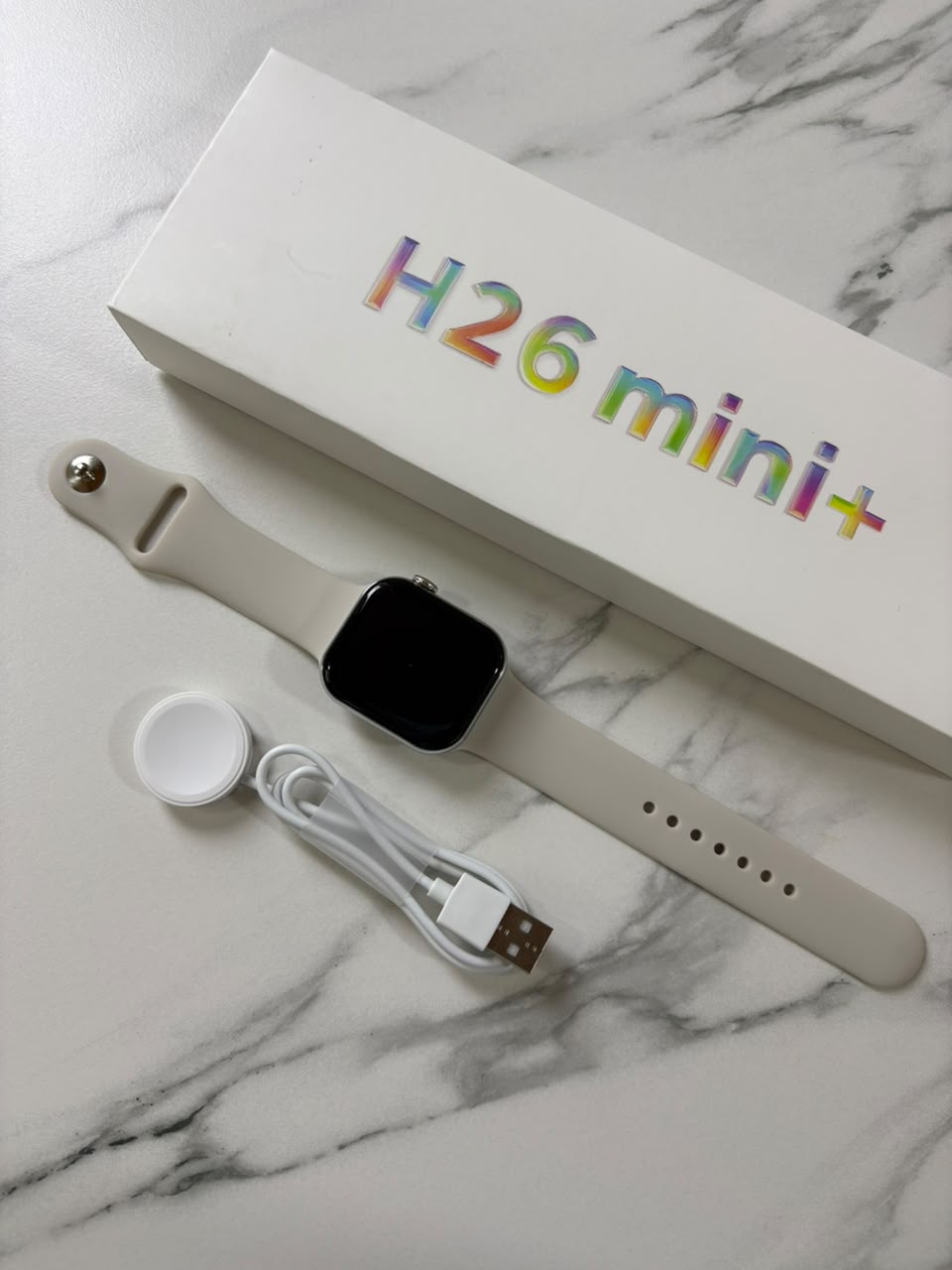 Smart watch H26 mini+ (42mm) plateado - TuCase.sc