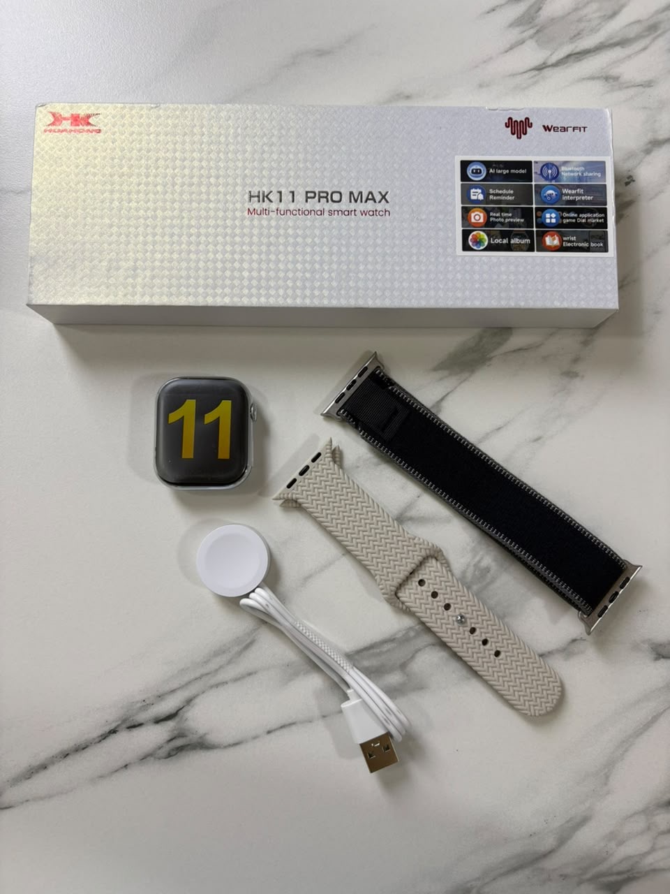 Smart watch HK 11 Pro Max (46mm) plateado - imagen 2