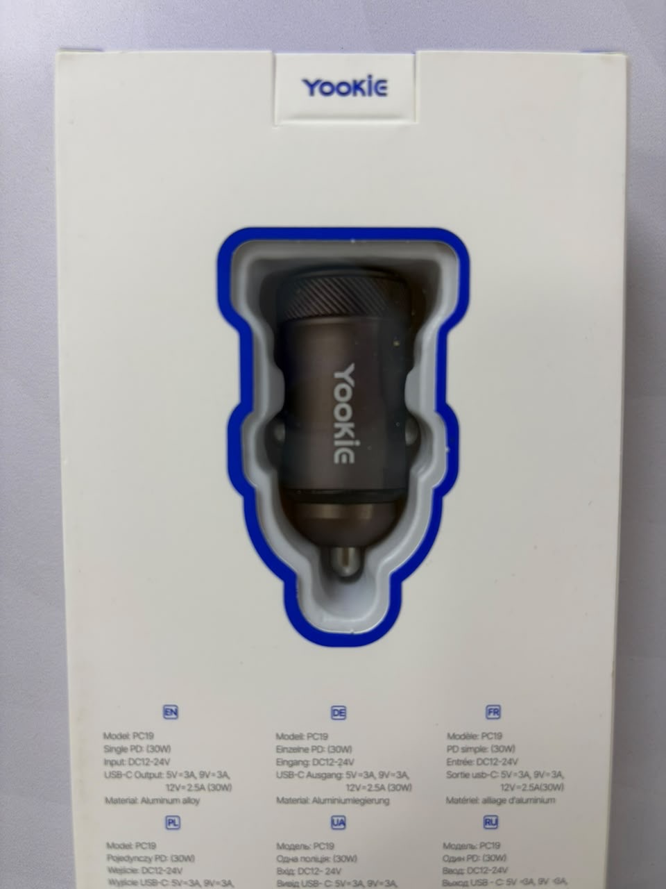 Cargador de carro 30w Marca Yookie - imagen 3