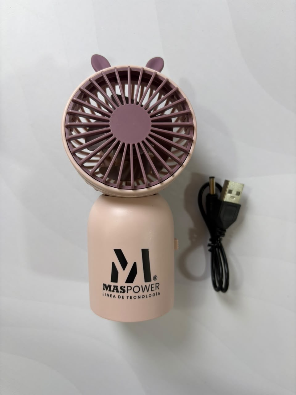 Mini ventilador rosado - TuCase.sc