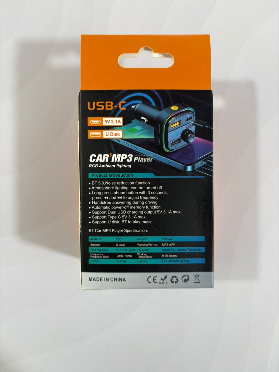 Transmisor  FM Bluetooth para carro - imagen 2