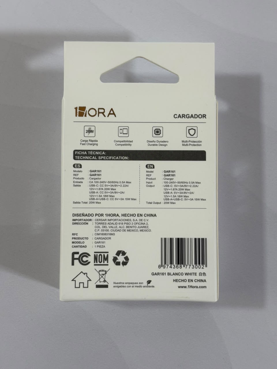 Cubo 20w  marca 1hora - imagen 2