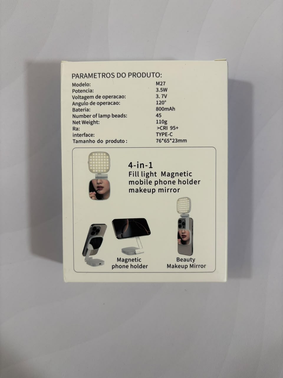 Mini Luz Led Magnética con espejo M-27 - imagen 2
