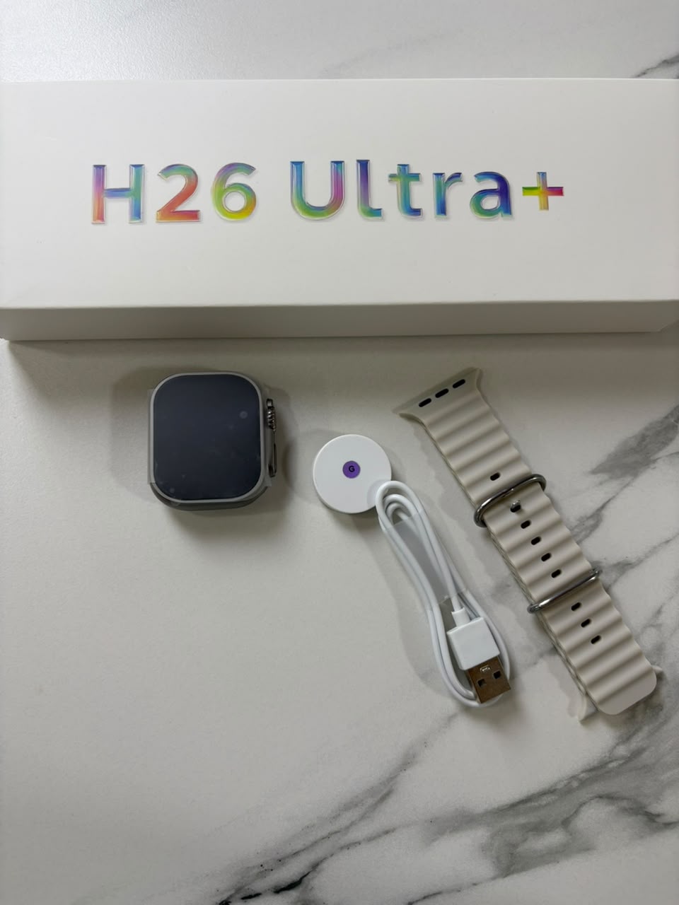 Smart watch H26 Ultra+ (49mm) plateado - imagen 2