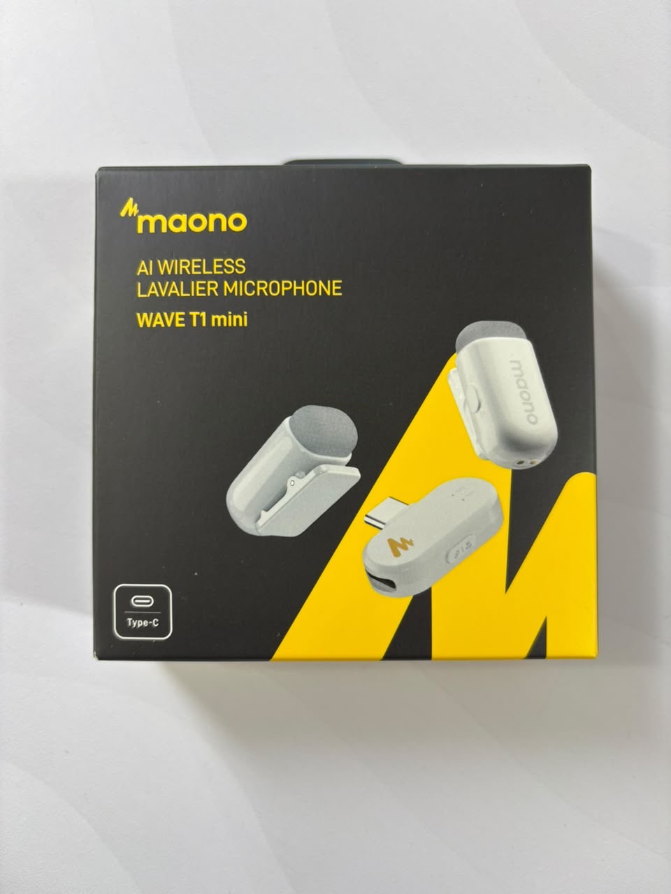 Micrófonos Maono Wave T1 mini blanco - TuCase.sc