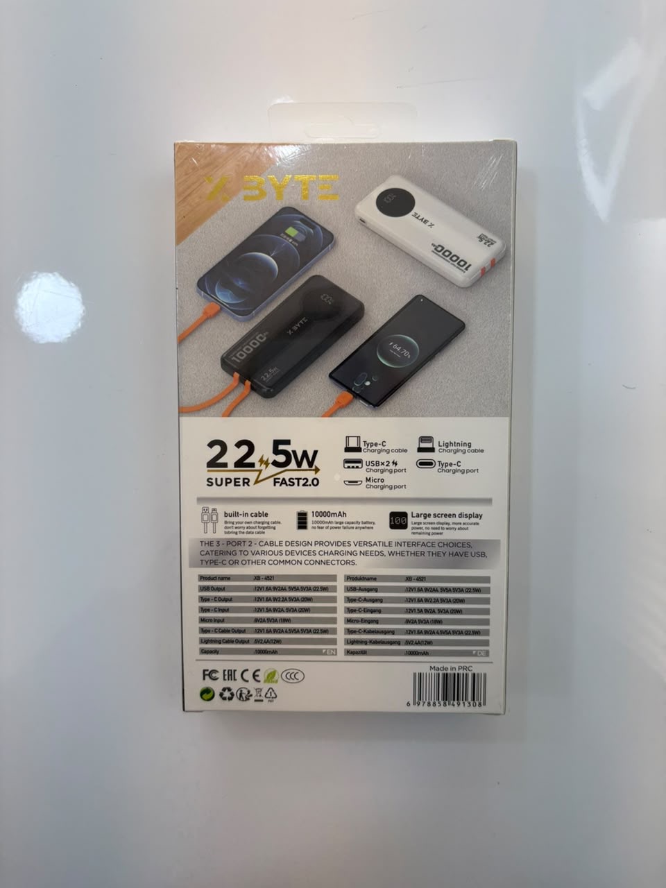 Power Bank 10.000mah X BYTE - imagen 2