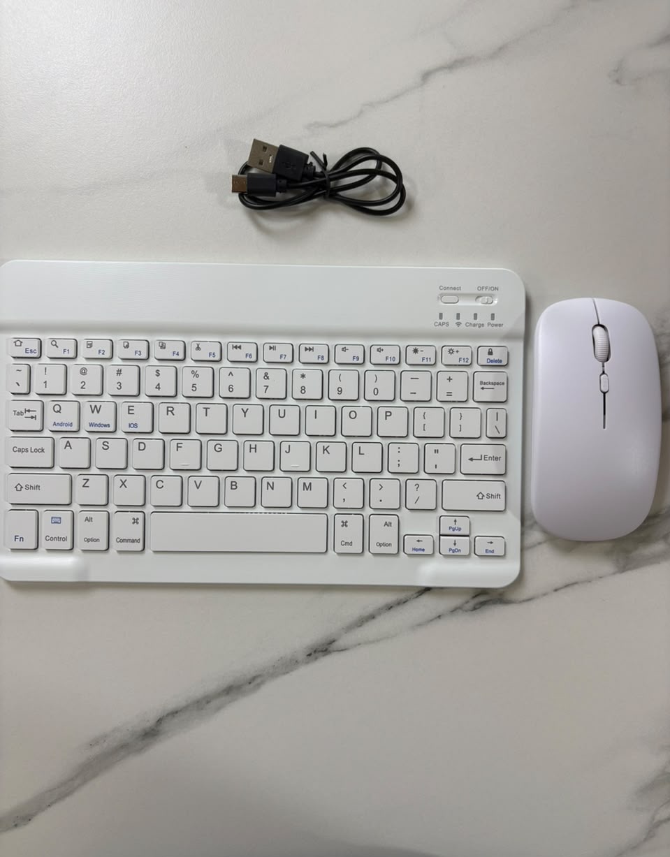 Teclado + mouse blanco - imagen 3