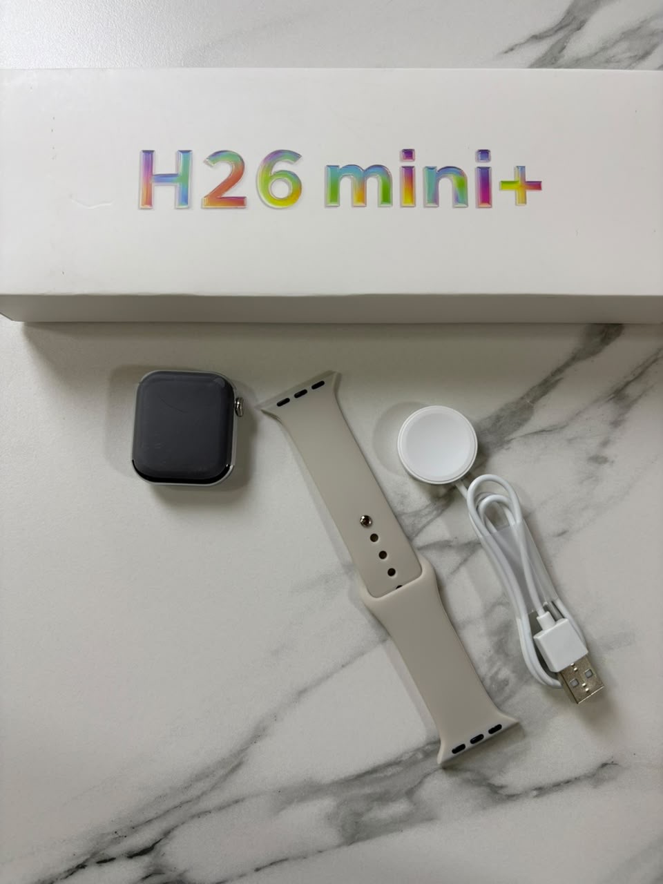 Smart watch H26 mini+ (42mm) plateado - imagen 2
