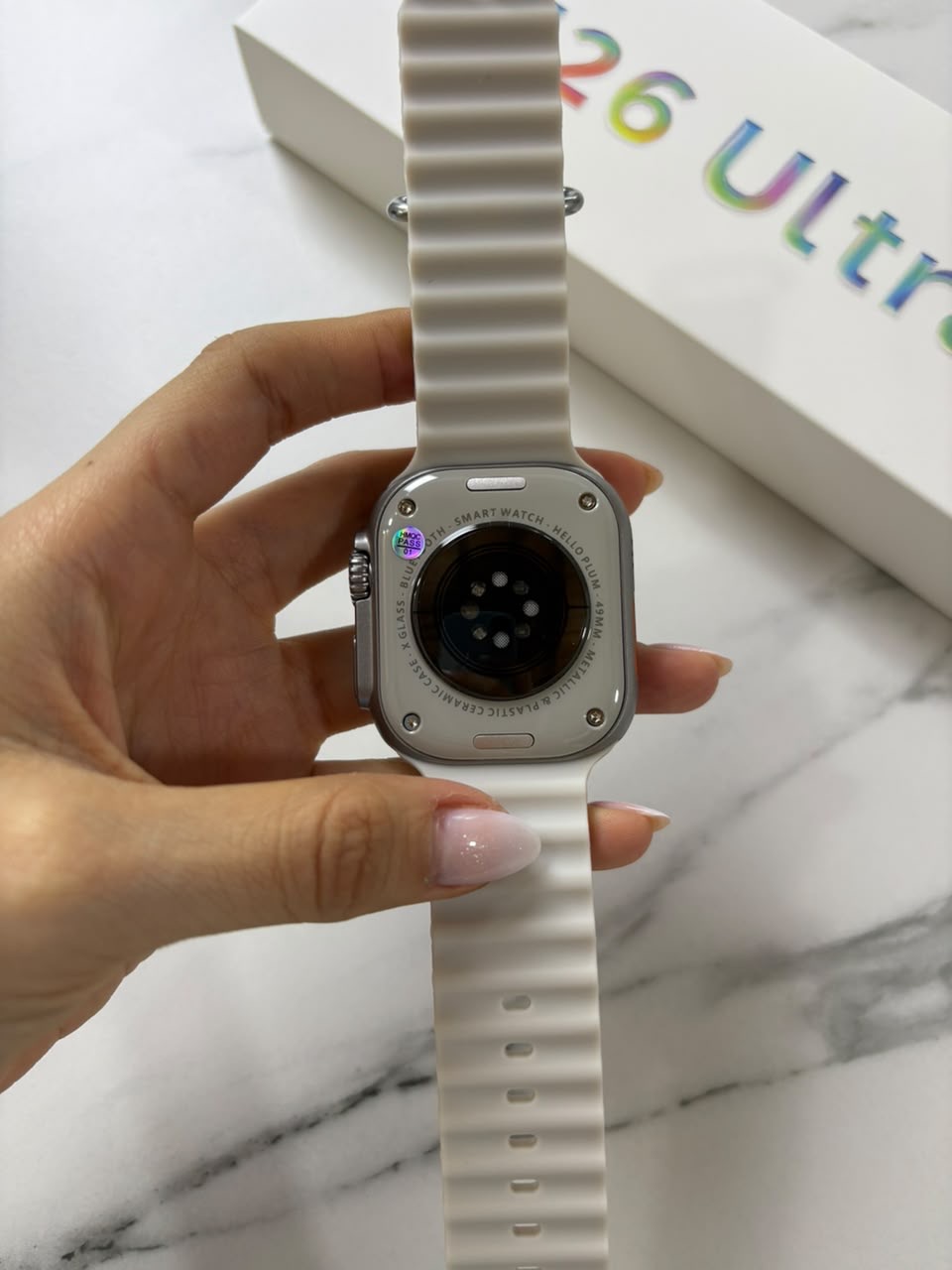 Smart watch H26 Ultra+ (49mm) plateado - imagen 4