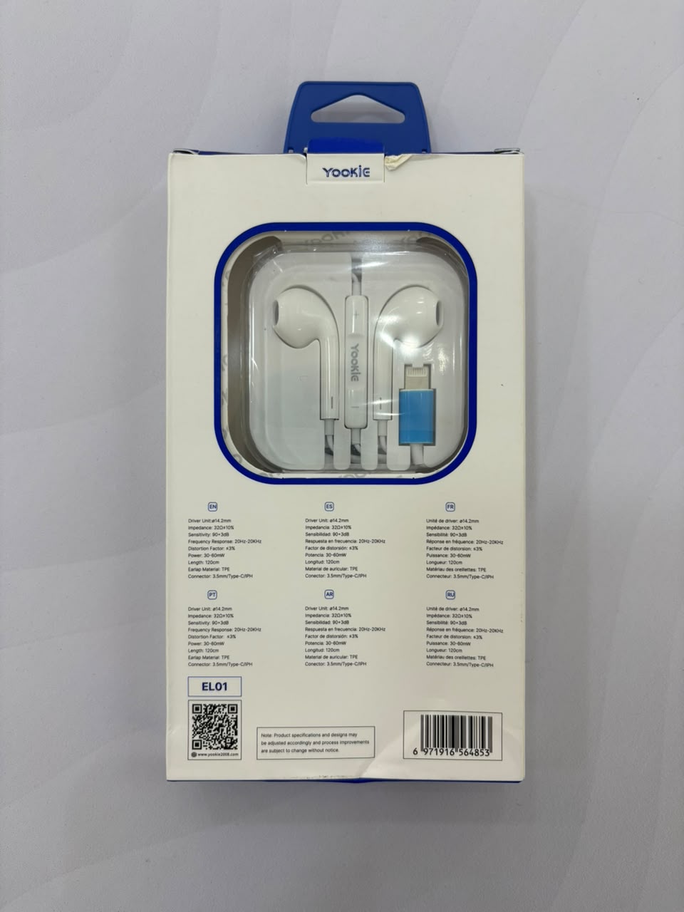 Audífonos Tipo Lightning Yookie - imagen 2