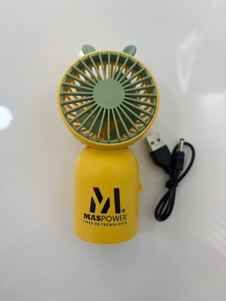 Mini ventilador amarillo - TuCase.sc