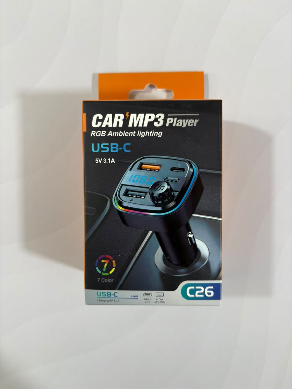 Transmisor  FM Bluetooth para carro - TuCase.sc
