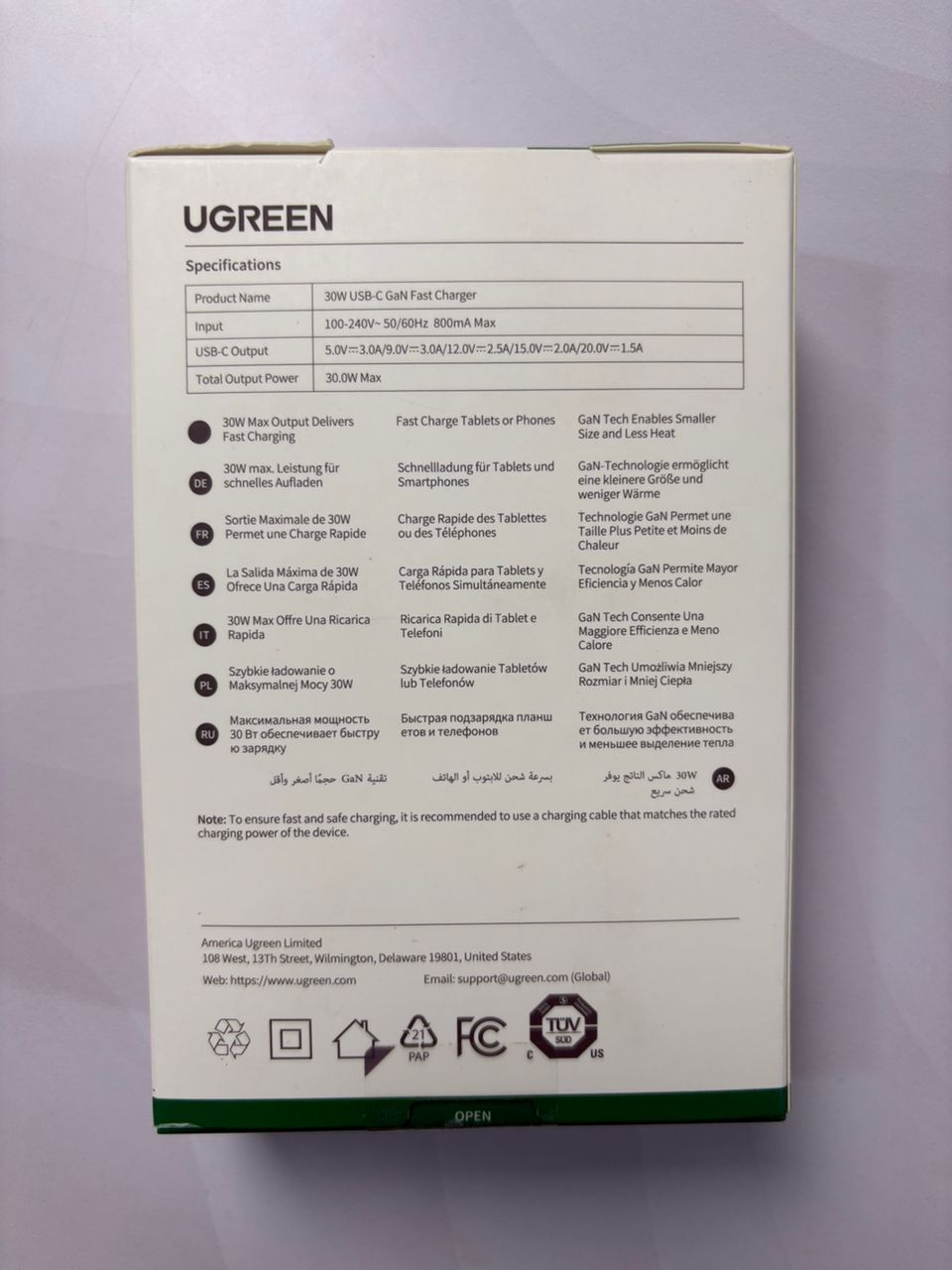 Cubo 30w marca ugreen - imagen 2