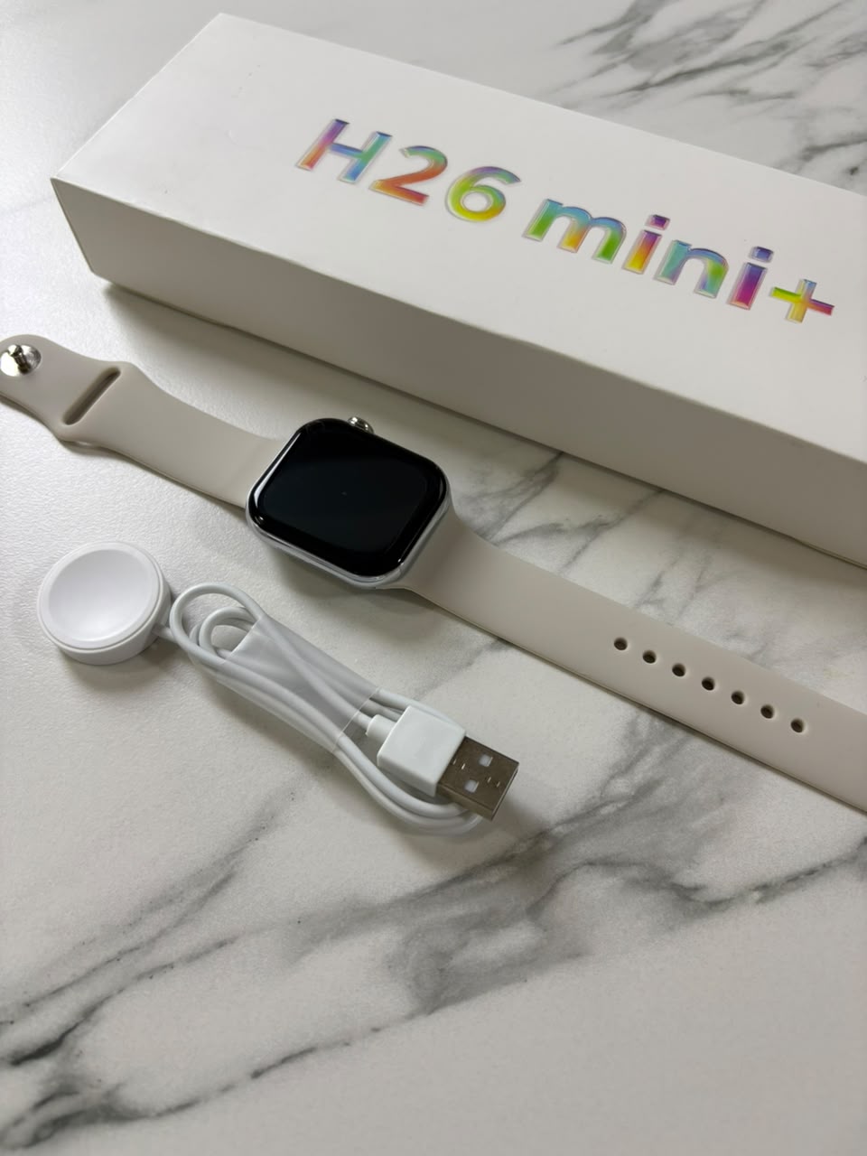 Smart watch H26 mini+ (42mm) plateado - imagen 3
